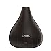 VAVA 2-in-1 Diffuser Essential Oil Compatible, Aroma Wood Grain Ultrasonic Cool Mist Humidifiers for Bedroom Office Home Nursery Yoga Spa, No Light Disturb-(1.2L/0.3 Gallon, US 110V), Brown