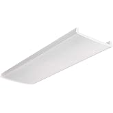 Lithonia Lighting 4 Foot Replacement Acrylic Diffuser Lens, Clear Prismatic Replacement Cover for 48-Inch LB Series Narrow Body Curved Wraparound Ceiling Light Fixture for Shop Lights