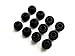 Monster 12-Piece Replacement Earbuds Eartips (Black, Medium)