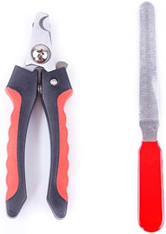 Dog Nail Clippers and Trimmer By LLZ shop - With Safety Guard to Avoid Over-cutting Nails &amp; Free Nail File - Razor Sharp Blades - Sturdy Non Slip Handles - For Safe, Professional At Home Grooming