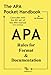 The APA Pocket Handbook: Rules for Format & Documentation [Conforms to 6th Edition APA]