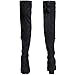 SheSole Women's Over Knee Thigh High Heel Black Boots