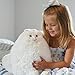 Tplay Fat Cat Stuffed Animals Fluffy White Soft Adorable Huge Durable Plush Toys Gift for Kids 20