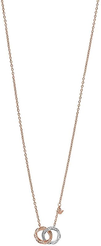 Damenkette Edelstahl zweifarbig, EGS3004221