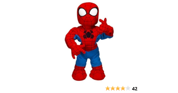 spiderman peluche interactivo