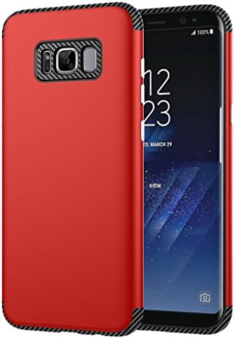 Galaxy S8 Plus Case, ARRYNN Slim Fit[Lightweight]Anti-Scratch Shockproof Dual layer Protective Bumper Case for Samsung Galaxy S8 Plus(Red)