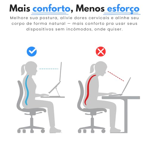 Suporte para Tablet em Metal Resistente Articulado Dobrável Base Rotativa 360º Ajustável Antiderrapante Estável e Portátil Compatível com Dispositivos de 4” a 13” polegadas (Preto)
