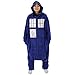 Doctor Who Police Booth Tardis Hooded Kigurumi One Piece Pajama Costume