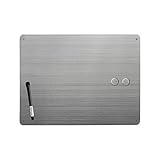 Three By Three Seattle Magnetic Dry Erase Board, Stainless, 16 x 12 Inches (32461)