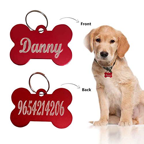 Buy Pawzone Pet Dog And Cat Name s Red Online At Low Prices In India Amazon In