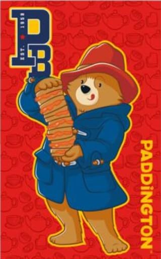 Elgate Paddington Bear Tea Towel Sandwich Stack Official Licenced Film Movie 3 Merchandise Souvenir