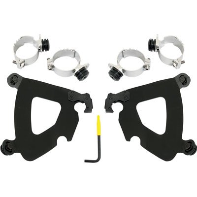Memphis Shades 07-17 Harley FXDB3 Trigger-Lock Mounting Kit (Black/Gauntlet Fairing)