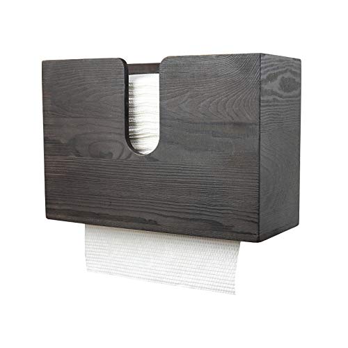 KQGO Wood Paper Towel Dispenser,Multifold Paper Towel Holder for