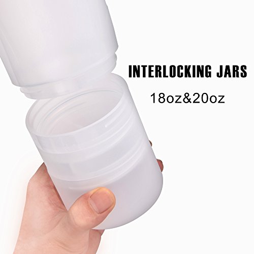 image for Joyshaker BPA Free Sports Gym Water Bottle with Storage Food Grade Saf