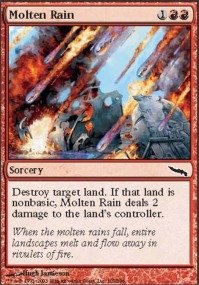 Magic The Gathering - Molten Rain - Mirrodin