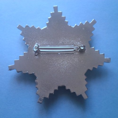 Delux Knight Templar Silver Star Badge