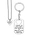 Mother Gifts from Daughter, Mother Daughter Keychain Jewelry Mommy Girl Necklace Set by ROYI,Mothers' Day Gift, Present
