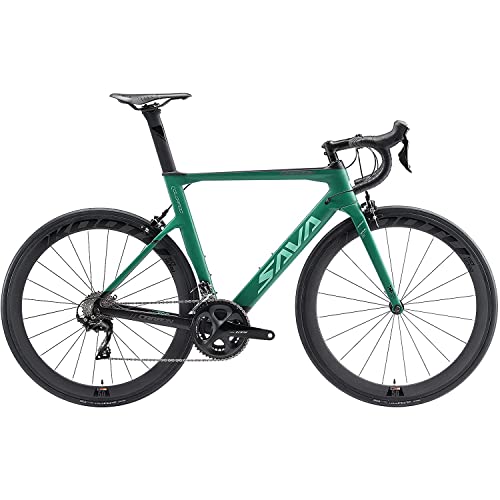 SAVADECK Carbon Road Bike, T800 Carbon Fiber Frame 700C Racing