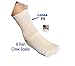 AHG White Diabetic Crew Socks Gentle Extra Wide Comfort - 6 pairs size 10-13