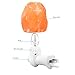 TomCare Salt Lamp, Himalayan Salt Light Glow Hand Carved Natural Crystal Himalayan Night Lights Wall Light UL Approved Wall Plug Decoration Lighting (2)