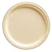 Vanilla Creme Round Paper Plates - 8.5