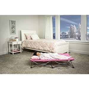 Regalo My Cot Portable Toddler Bed with Travel Bag (Pink)