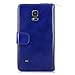 for Samsung Galaxy Note 4 Case - Cellularvilla PU Leather flip Wallet Bag Pouch Case with Credit Card Slots Pockets Cover for Samsung Galaxy Note 4 SM-N910S / SM-N910C (Midnight Blue)