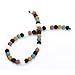 Linsoir Beads Colorful 8mm Lava Rock Essencial Oil Diffuser Beads Healing Stone Loose Beads 40cm/strand