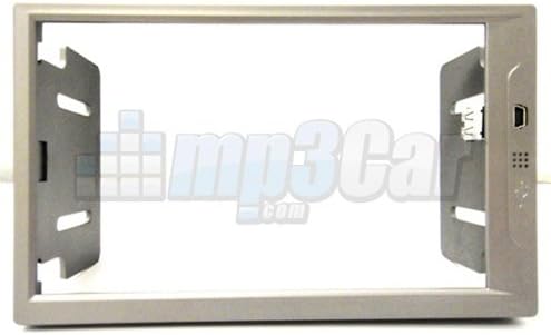 New Medium Silver Double Din ABS Frame For Lilliput 629 or EBY-701