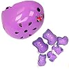 QUUPY 7 STKS Kids Outdoor Sport Beschermende Gear (Helm Knie & Elleboog Pads en Polsbeschermers) voor Roller Scooter…