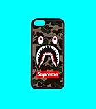 SUPREME SHARK FACE BAPE BUMPER PHONE CASE IPHONE 6/6S