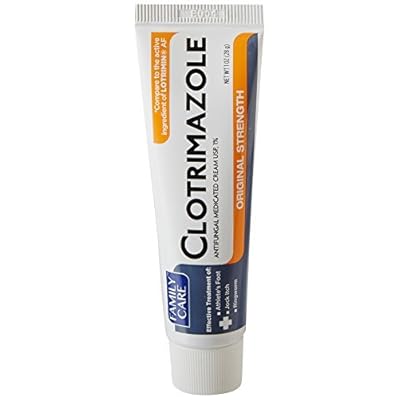 Family Care Clotrimazole Anti Fungal Cream, 1% USP Compare to Lotrimin 1oz LFRczv, Pack of 5