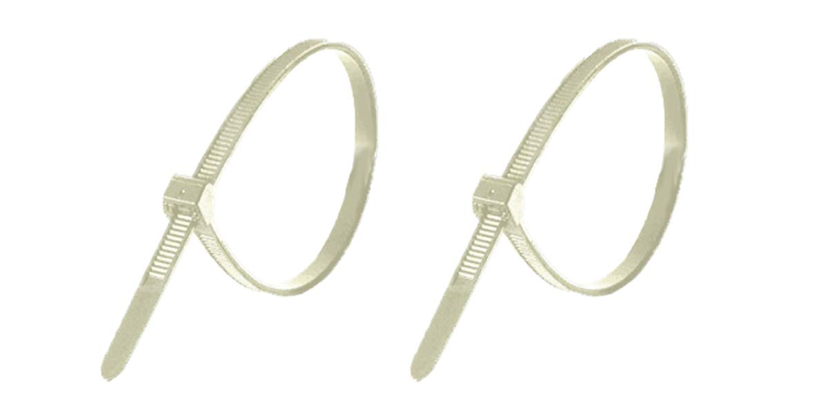 KIPPEN 9014C 9014C Pack of 100 White Cable Ties 3.6 x 200 mm