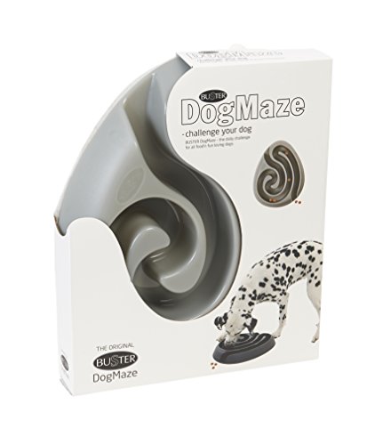 Kruuse Buster Dog Maze Bowl, Grey