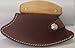 Genuine Leather Ulu Knife Quality Sheath Dark Color - For Inupiat Knife