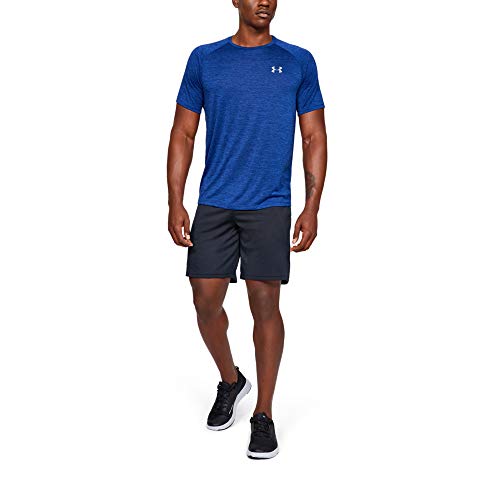 Under Armour mens Tech 2.0 Short Sleeve T-Shirt, Royal (402)/Mod Gray, Large