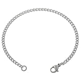 Women's 316l Stainless Steel 3mm Curb Chain Anklet