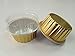 Cutequeen 130ml Golden Aluminum Foil Cups FOR Muffin Cupcake Baking Bake Utility Ramekin Cup (100pcs)
