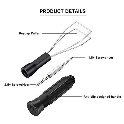 Keycap Puller Keycap Remover 3 In 1 Multifunctional Keycap Removal Tool