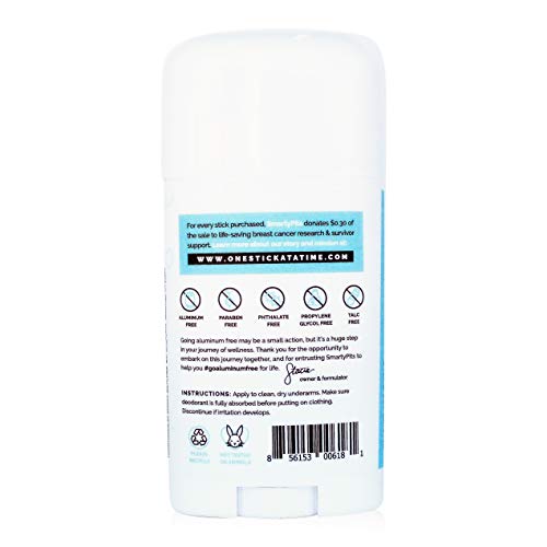 SmartyPits Natural/AluminumFree Deodorant for Sensitive Skin (baking soda free) Paraben Free