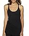 Panoware Women's Funny Workout Tank Top | I Workout to Burn Off The Crazy, Vintage Black, Medium