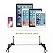 StillCool Universal Tablet Bed Ipad Stand Holder Frame Intersection Angle Easy Adjustment for iPad iPhone Samsung Galaxy Tab (Upgraded Silver&Black)