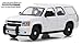 2010-2012 Chevrolet Tahoe Police - Plain White, Officially Licensed, Real Rubber Tires, Protective Acrylic Case, True-to-Scale, Limited Edition (86096)