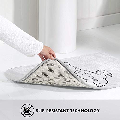 HengZhe Door Mat Crocodile Play Clarinet Entrance Rug,Fade Resistant Floor Mats,Slip-Proof Bathroom Mat,Shoes Scraper Carpet,19.5x31.5x0.47 Inches