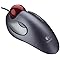 Logitech Trackman Marble Mouse, Four-Button, Programmable, Dark Gray