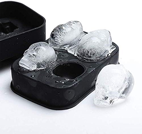 ALCIONO 3D Skull Flexible Silicone Ice Cube Mold Tray - Image 4