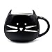 Teagas Lovely Cute design Morning Cat Mug,Glossy Black 350ml