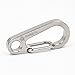 BANG TI Titanium Mini Custom Quick Release Hook KeyChain - Silver