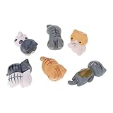 HuntGold 6x DIY Craft Cat For Fairy Garden Ornament Miniature Figurine Dollhouse Decor