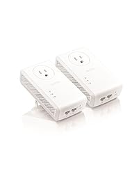 Powerline Gigabit adaptador, Blanco